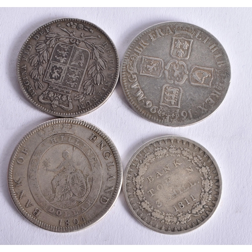 467 - A GOOD PRIVATE COLLECTION OF COINS including Duke of Argyle and Sir. Robert Walpole Medal, other ear... 