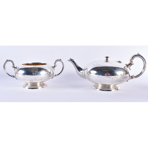 507 - A LOVELY FIVE PIECE SILVER COFFEE SET. Sheffield 1906. 3120 grams. Largest 23 cm x 18 cm. (5)