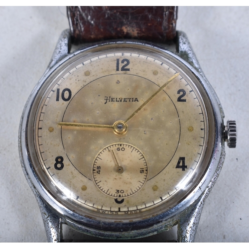 575 - Mens Vintage Helvetia Watch. Movement - Hand-Wind. WORKING - Running. Case Diameter (Inc Crown) - 32... 