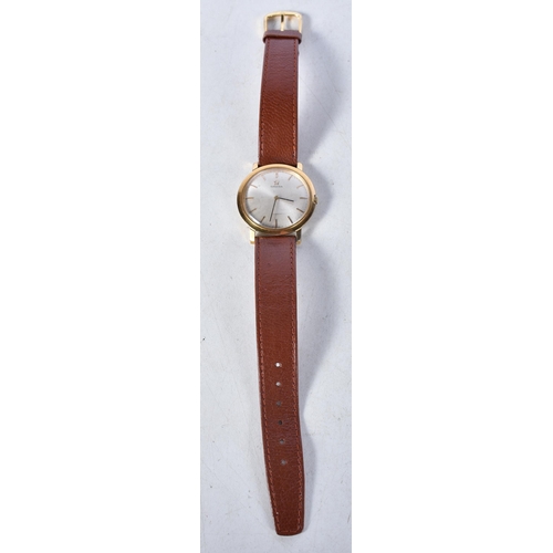 585 - Mens Vintage Omega Gold Tone Watch. Movement - Hand-Wind. WORKING - Running. Case Diameter (Inc Crow... 