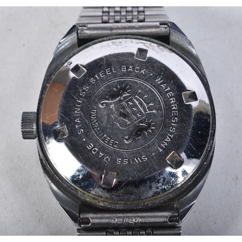 588 - Mens Vintage Sicura Digital Jump Hour Watch. Movement - Automatic . WORKING - Running. Case Diameter... 