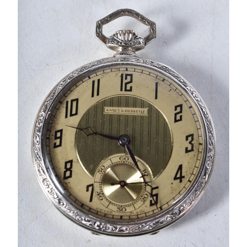 602 - Vintage Eaves & Bessette Gold Filled Pocket Watch. Movement - Hand-Wind. WORKING - Running. Dimensio... 