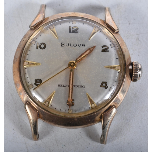 607 - Mens Vintage Bulova Gold Tone Watch. Movement - Automatic. WORKING - Running. Case Diameter (Inc Cro... 