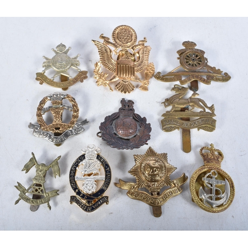 688 - Ten Assorted Military Cap Badges (10)