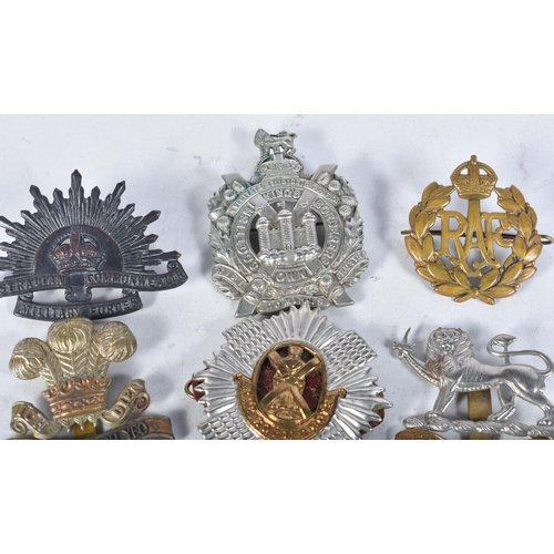 689 - Ten Assorted Military Cap Badges (10)