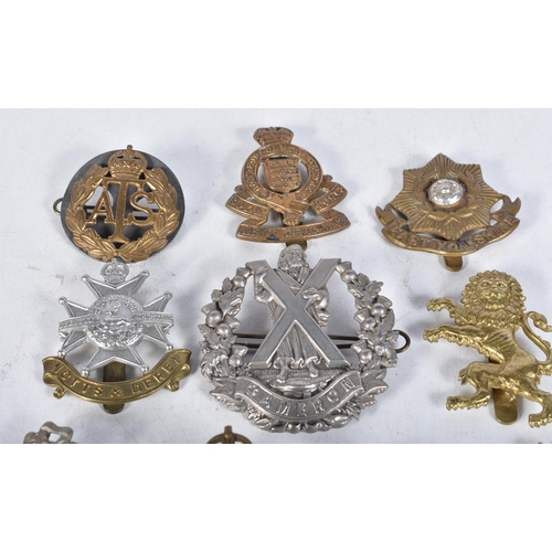 690 - Ten Assorted Military Cap Badges (10)