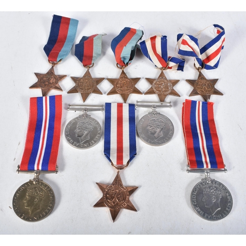 692 - Ten Un-Inscribed World War II Medals (4 x War Medals, 3 x |France & Germany Star, 3 x 1939-1945 Star... 