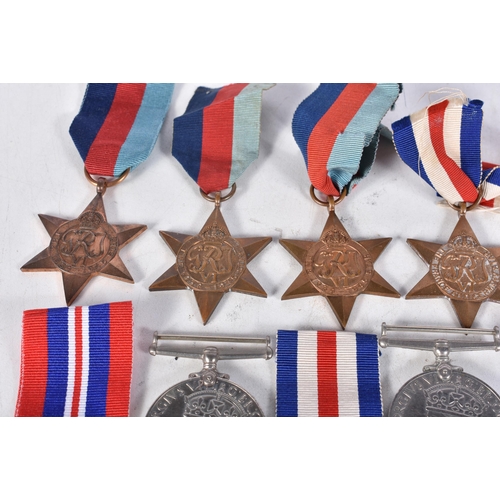 692 - Ten Un-Inscribed World War II Medals (4 x War Medals, 3 x |France & Germany Star, 3 x 1939-1945 Star... 