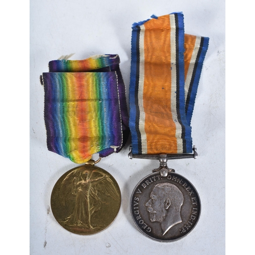 696 - WWI Medal Pair 38712 Pte G. V. Gooden Suffolk Regt