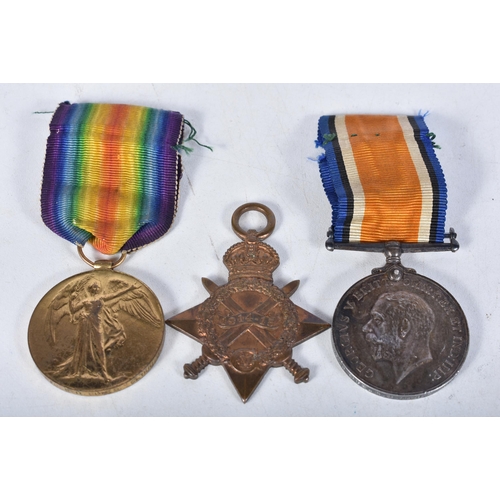 697 - WWI Medal Pair 35941 Pte SH Bones Glouc R together with 1914-15 Star inscribed 01279 Pte GF Bones AO... 