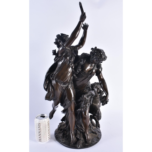 1164 - Attributed to Clodion (1738-1814) French, Bronze, Classical figures. 56 cm high.