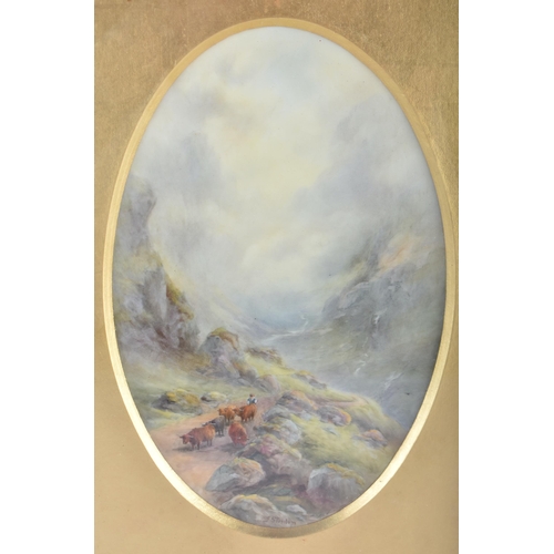 1247 - A FINE PAIR OF ROYAL WORCESTER STINTON PORCELAIN PLAQUES by James Stinton. 38 cm x 30 cm.