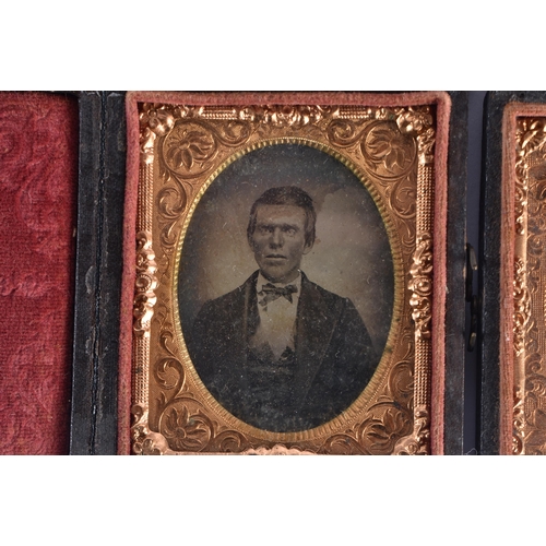 1413 - A GOOD COLLECTION OF EARLY DAGUERREOTYPES some possibly of deceased subjects. Largest image 9.5 cm x... 