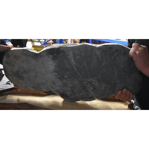 1441 - A VERY UNUSUAL LARGE LATE 19TH CENTURY CHINESE CARVED STONE SCHOLARS BOULDER Late Qing, formed as a ... 