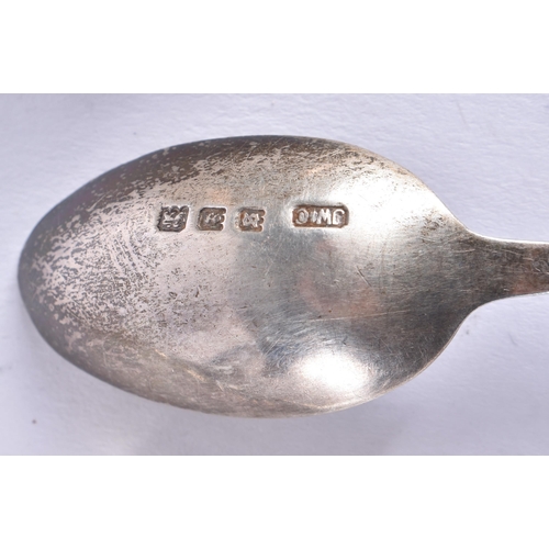 1462 - ASSORTED SILVER including spoons. 121 grams. (qty)