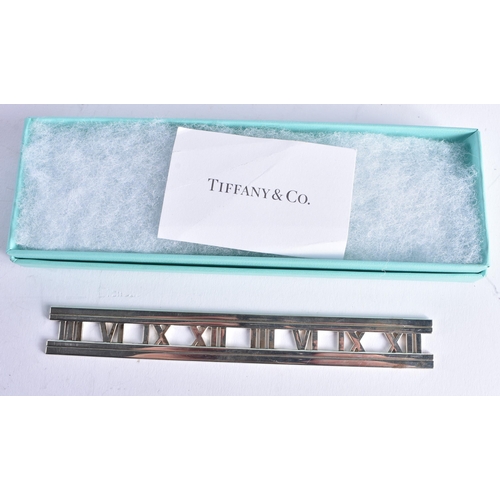 1503 - A TIFFANY & CO SILVER RULER.42.7 grams. 15.25 cm long.