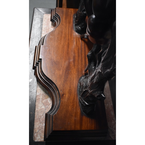 1525 - A RARE LARGE OVERSIZED 19TH CENTURY WELSH OR IRISH WITCHES MIRROR with swivel top and rectangular ba... 