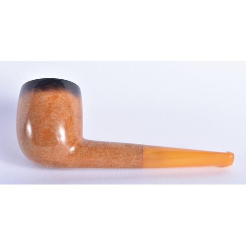 939 - Small Group Of Cased Meerschaum Estate Pipes Inc. Figural, Claw & Dog. (4)