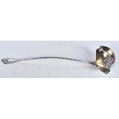 977 - american .925 sterling silver ornate LADLE. 145 grams. 36 cm long.