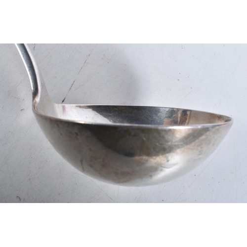 978 - Georgian .925 sterling silver scottish LADLE. Edinburgh 1789. 201 grams. 35 cm long.