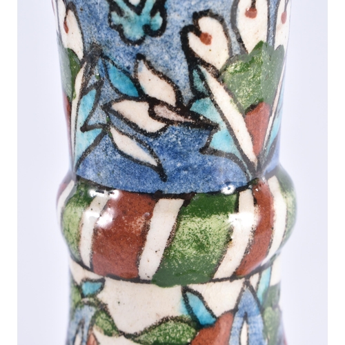 175 - A PERSIAN IZNIK MIDDLE EASTERN VASE. 33 cm high.