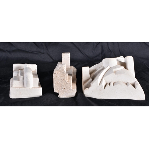 330 - Sir Eduardo Paolozzi (19242005) 3 x Plaster Casts. Largest 13 cm wide. (3)