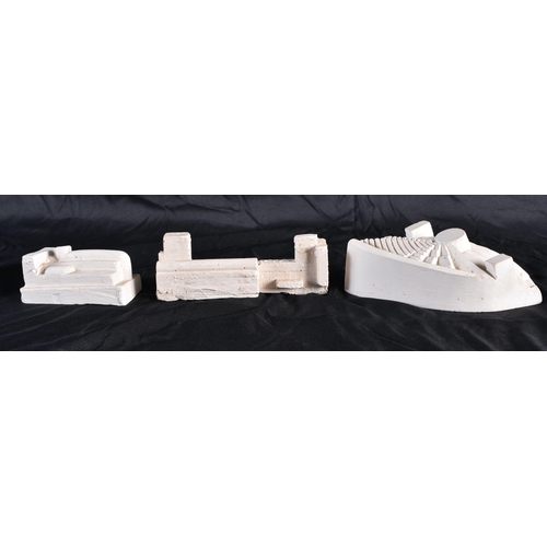 330 - Sir Eduardo Paolozzi (19242005) 3 x Plaster Casts. Largest 13 cm wide. (3)