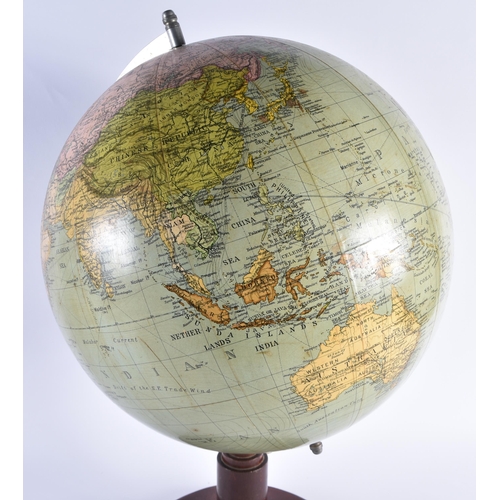 340 - A LARGE VINTAGE GLOBE. 52 cm x 28 cm.