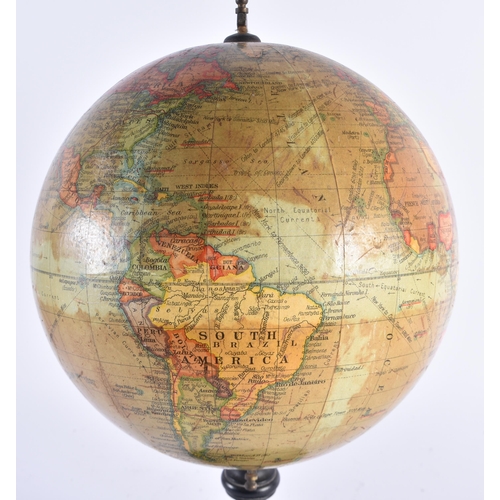 350 - A GEOGRAPHIA 8INCH TERRESTRIAL GLOBE. 40 cm high.