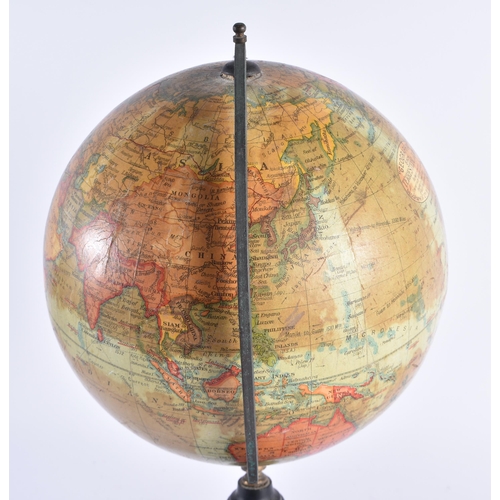 350 - A GEOGRAPHIA 8INCH TERRESTRIAL GLOBE. 40 cm high.