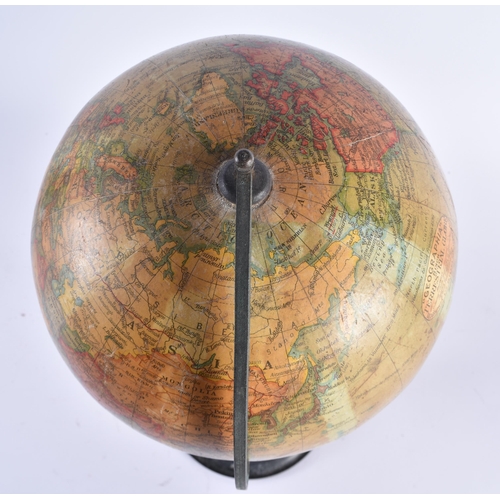 350 - A GEOGRAPHIA 8INCH TERRESTRIAL GLOBE. 40 cm high.