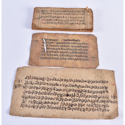 375 - ASSORTED TIBETAN NEPALESE SCRIPT MANUSCRIPTS. (qty)