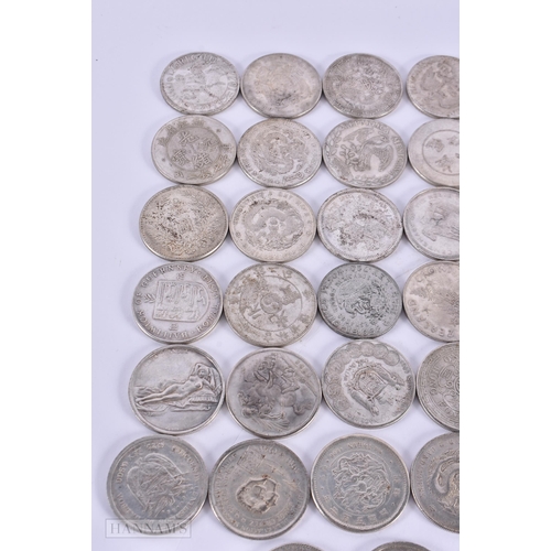 434 - ASSORTED CHINESE AND OTHER COINS AND TOKENS. (qty)