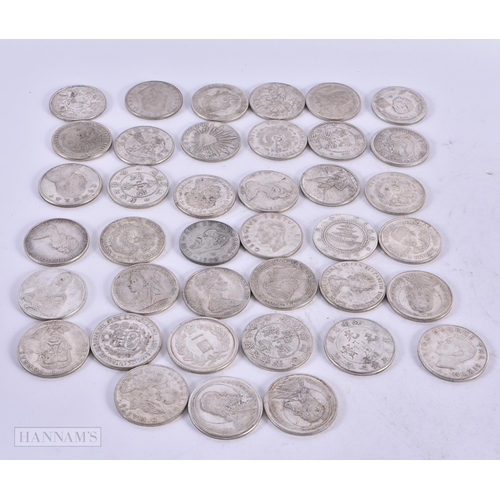 434 - ASSORTED CHINESE AND OTHER COINS AND TOKENS. (qty)