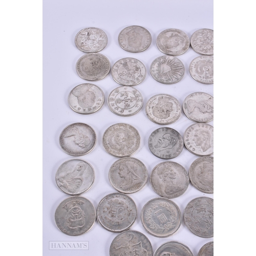 434 - ASSORTED CHINESE AND OTHER COINS AND TOKENS. (qty)