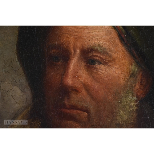 496 - Scottish School (19th Century) Oil on canvas, Male portrait. 82 cm x 62 cm.