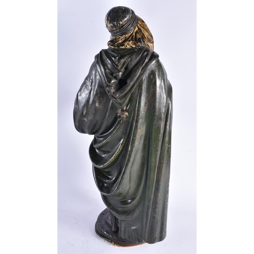 607 - A LARGE 19TH CENTURY AUSTRIAN COLD PAINTED SPELTER ARABIC MALE. 48 cm high.