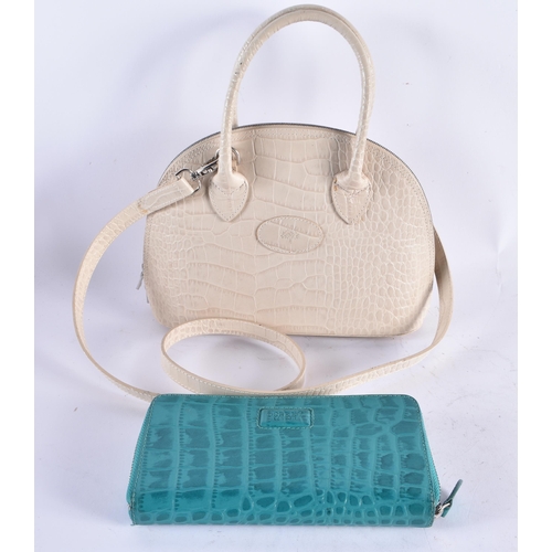 626 - Mulberry Handbag & Osprey Purse. (2)