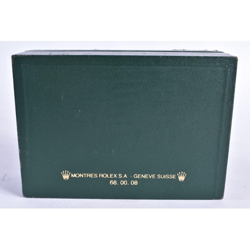 633 - A ROLEX WATCH BOX. 14 cm x 9.5 cm.