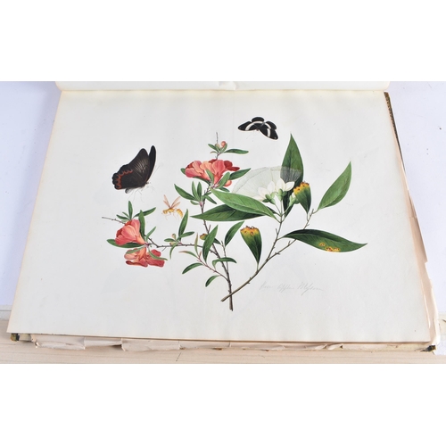 650 - A MAGNIFICANT LATE 18TH/19TH CENTURY ANGLO CHINESE ALBUM OF PAINTINGS Attributed to Win Achun , of e... 