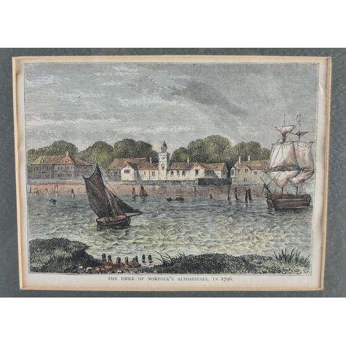 653 - A PAIR OF 19TH CENTURY DAVID ROBERTS ENGRAVINGS together other engravings. (qty)