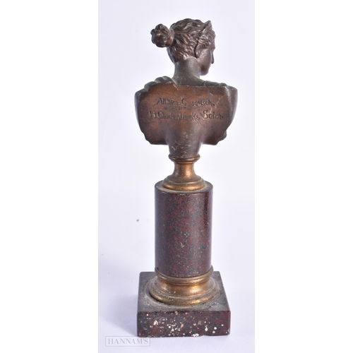 775 - TWO 19TH CENTURY GRAND TOUR BRONZES. Largest 17 cm high. (2)