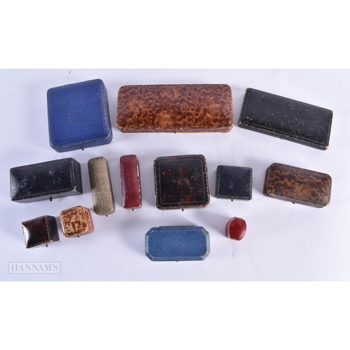 785 - ASSORTED JEWELLERY BOXES. (qty)