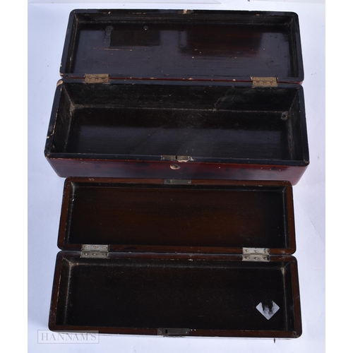 792 - ANTIQUES BOXES etc. (qty)