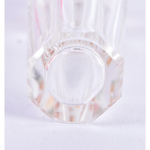 1084 - AN 18CT GOLD MOUNTED SCENT BOTTLE. 44.7 grams overall. 9 cm x 3 cm.