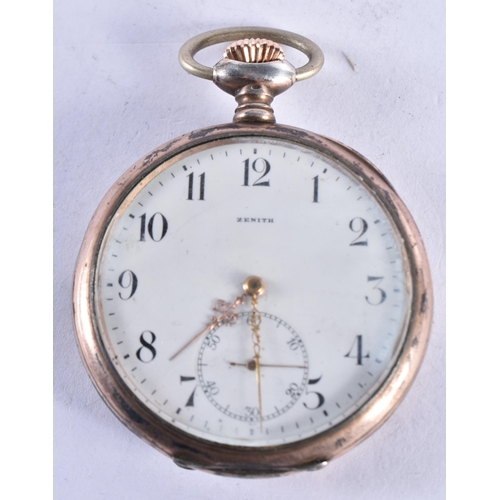 1650 - AN OMEGA SILVER POCKET WATCH. 97.1 grams. 5.25 cm diameter.