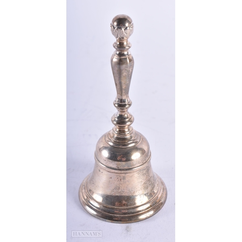 1812 - A SILVER BELL. 152 grams. 12 cm high.