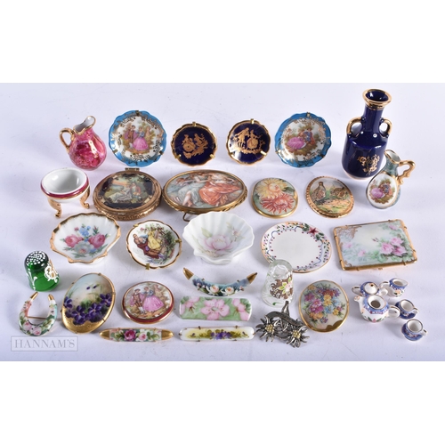 1817 - ASSORTED CONTINENTAL PORCELAIN. (qty)