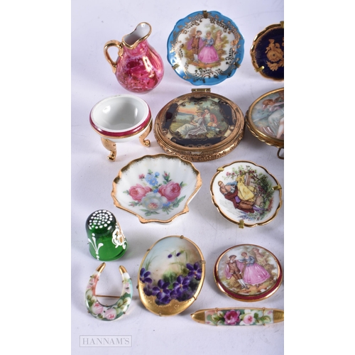 1817 - ASSORTED CONTINENTAL PORCELAIN. (qty)