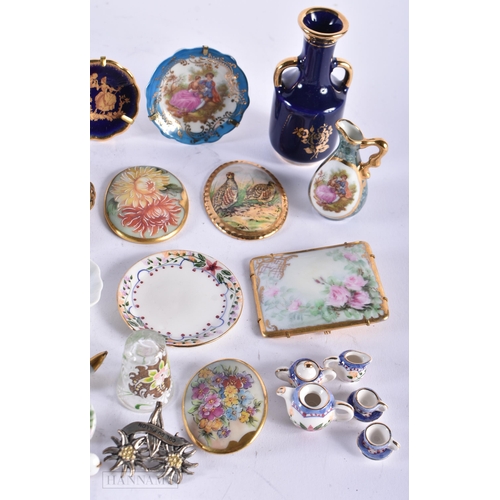 1817 - ASSORTED CONTINENTAL PORCELAIN. (qty)